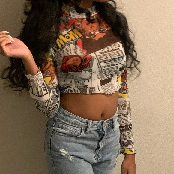 Mesh shirt worn once - Picture 2 of 2